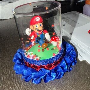 Mario Party Decoration with Blue and Red Details